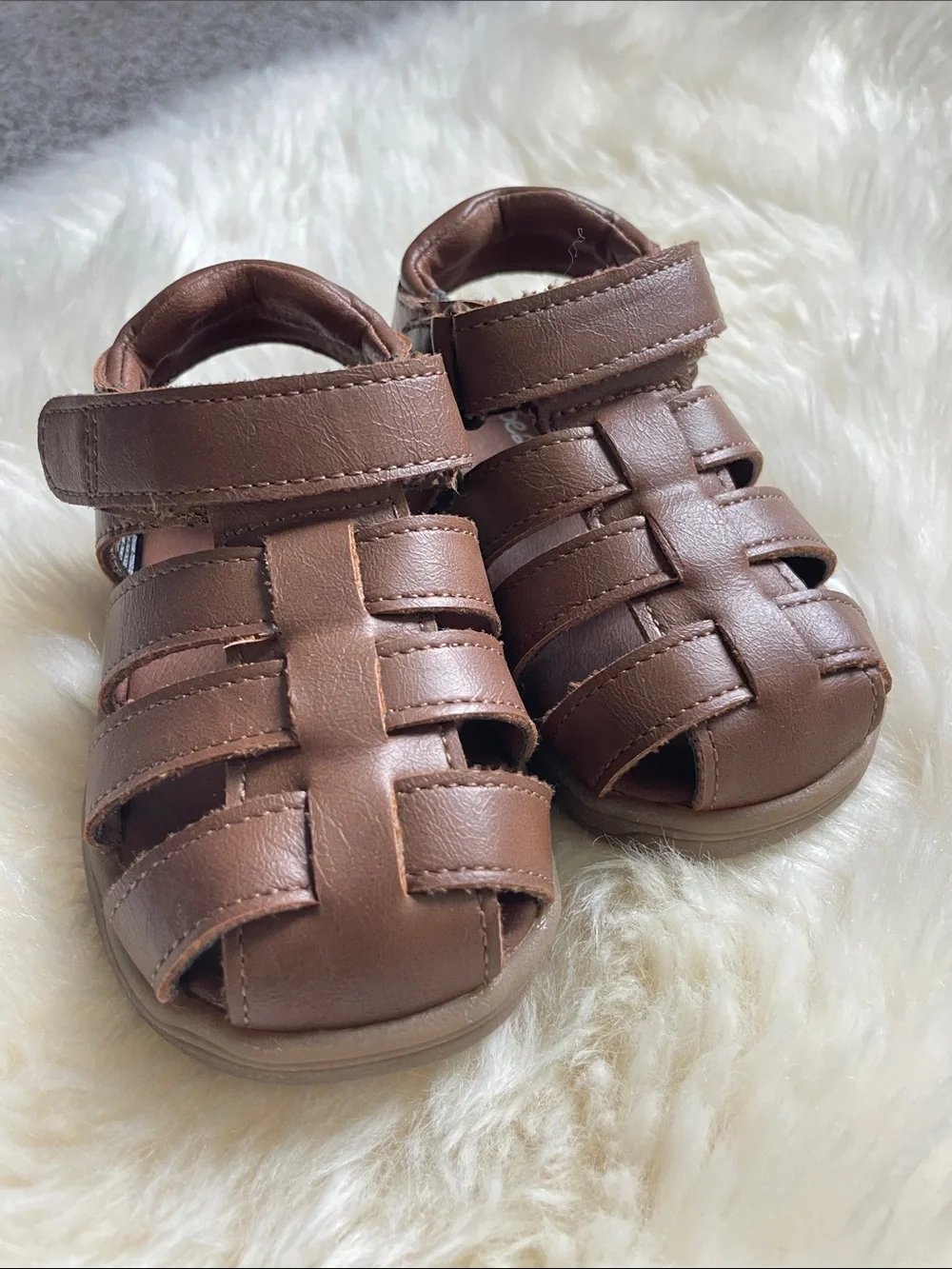 jumping beans Brown Toddler Fisherman Sandals